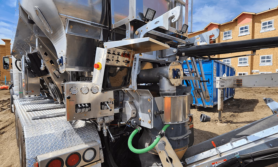 Omni Mixer portable batching unit — control and metering system