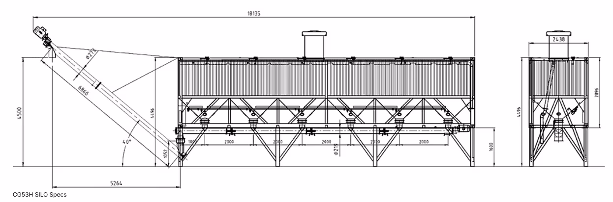 CG27HM Mobile Horizontal Silo