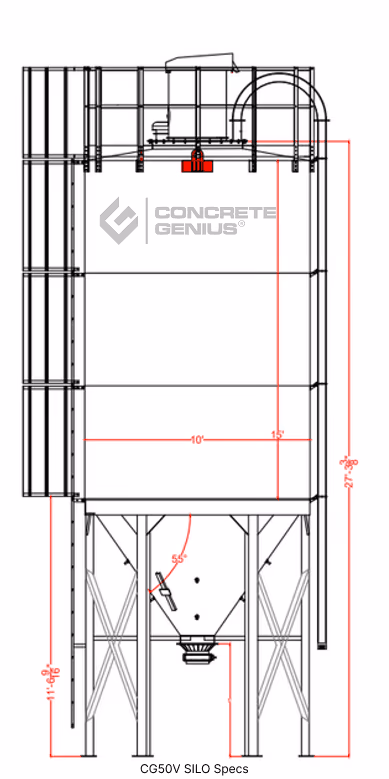 CG50V Mid-Capacity Vertical Silo
